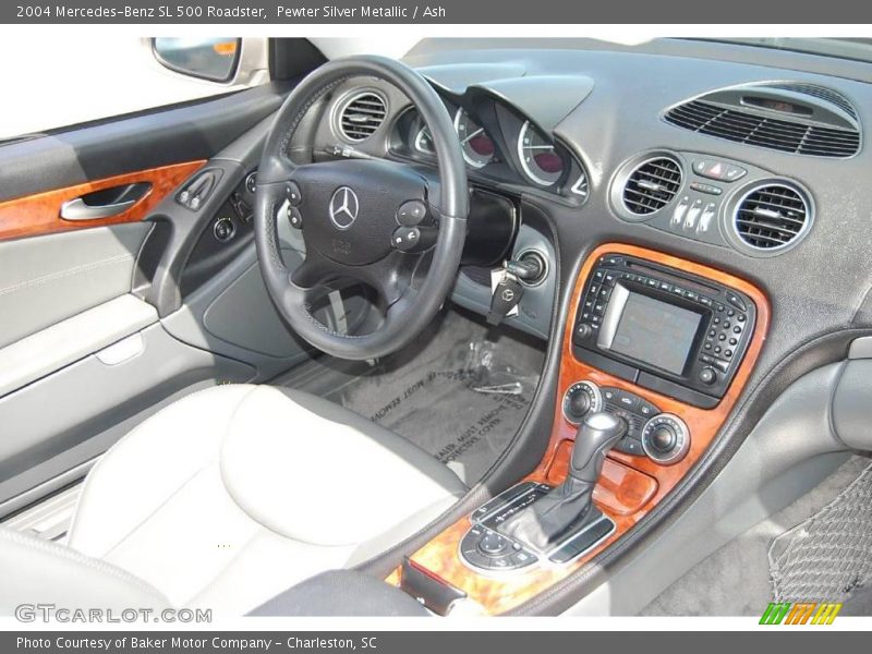 Pewter Silver Metallic / Ash 2004 Mercedes-Benz SL 500 Roadster