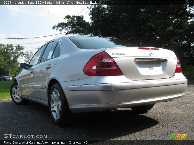 Brilliant Silver Metallic / Black 2005 Mercedes-Benz E 320 Sedan