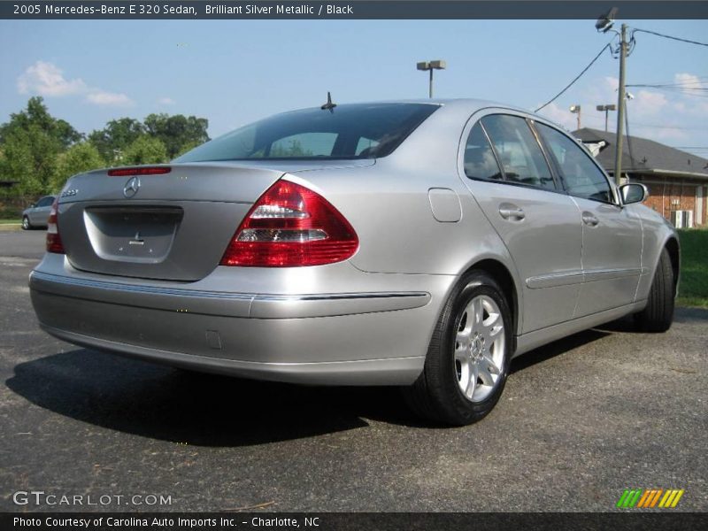 Brilliant Silver Metallic / Black 2005 Mercedes-Benz E 320 Sedan