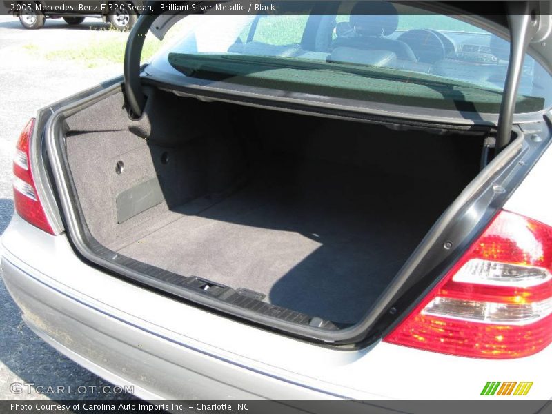 Brilliant Silver Metallic / Black 2005 Mercedes-Benz E 320 Sedan