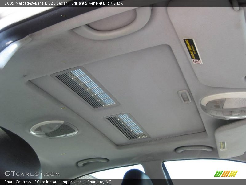 Brilliant Silver Metallic / Black 2005 Mercedes-Benz E 320 Sedan