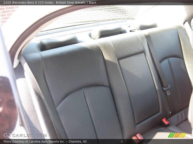 Brilliant Silver Metallic / Black 2005 Mercedes-Benz E 320 Sedan
