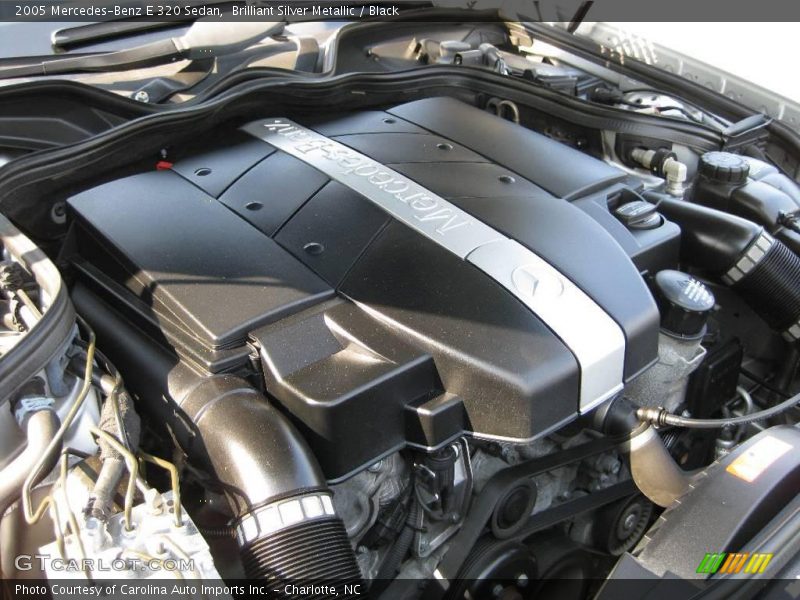 Brilliant Silver Metallic / Black 2005 Mercedes-Benz E 320 Sedan