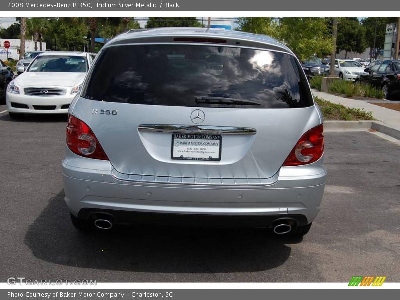 Iridium Silver Metallic / Black 2008 Mercedes-Benz R 350