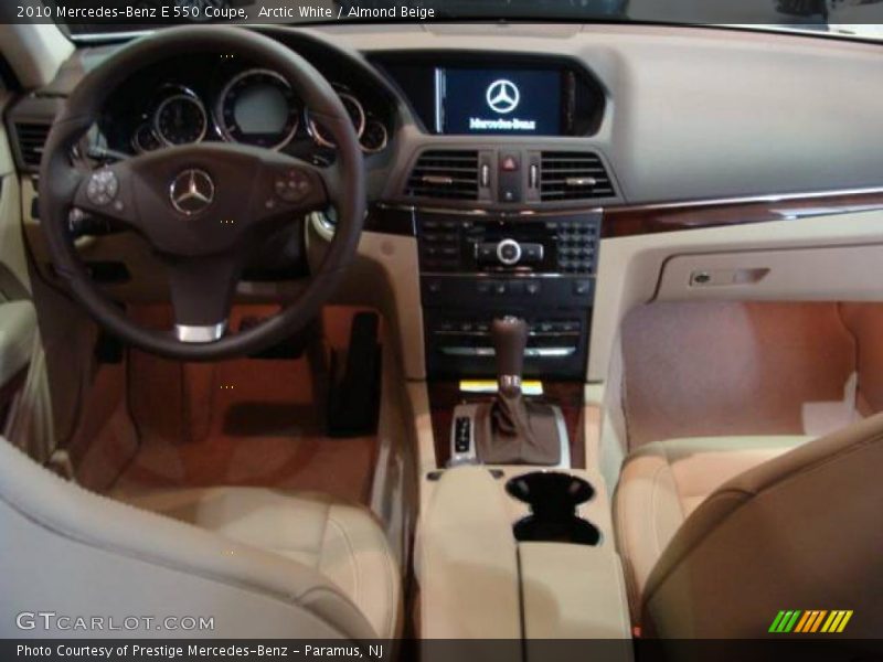 Arctic White / Almond Beige 2010 Mercedes-Benz E 550 Coupe