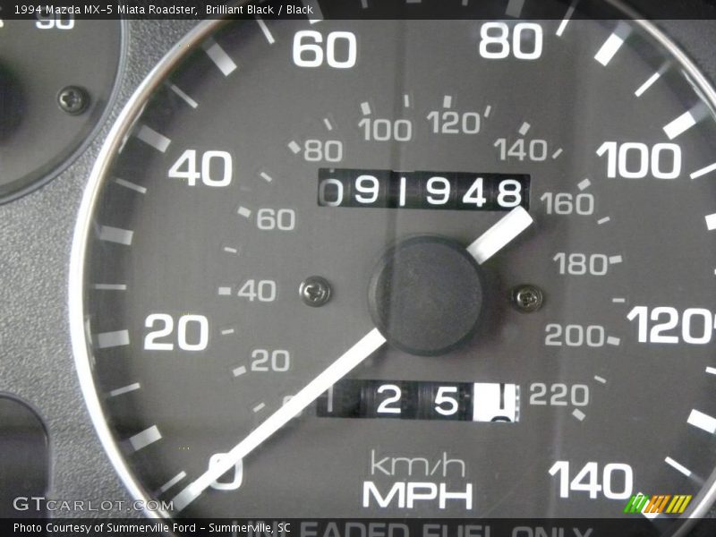Brilliant Black / Black 1994 Mazda MX-5 Miata Roadster