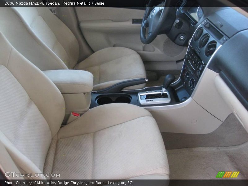 Redfire Metallic / Beige 2006 Mazda MAZDA6 i Sedan