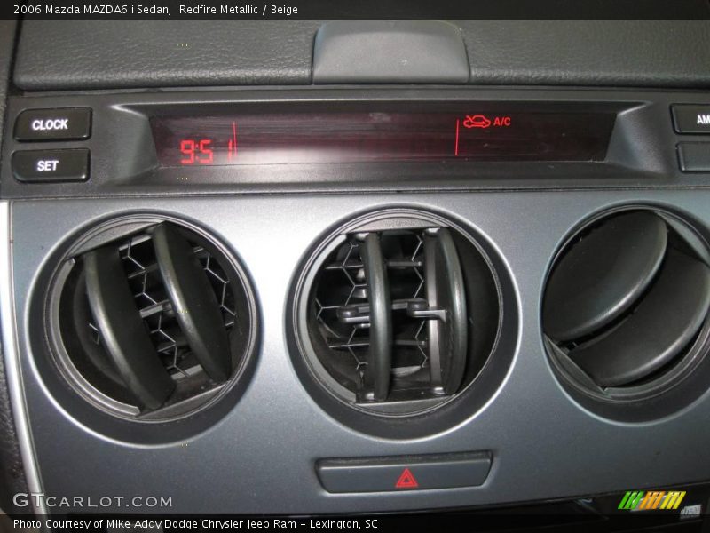 Redfire Metallic / Beige 2006 Mazda MAZDA6 i Sedan