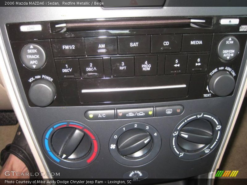 Redfire Metallic / Beige 2006 Mazda MAZDA6 i Sedan