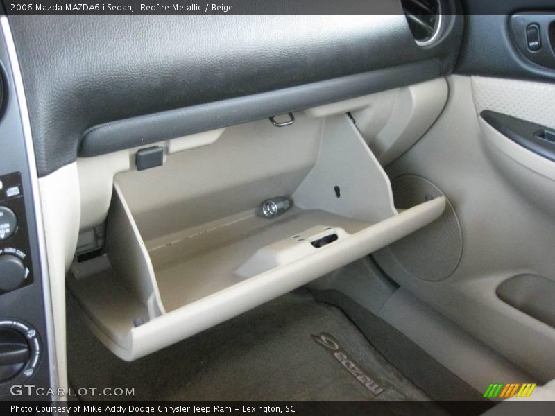 Redfire Metallic / Beige 2006 Mazda MAZDA6 i Sedan