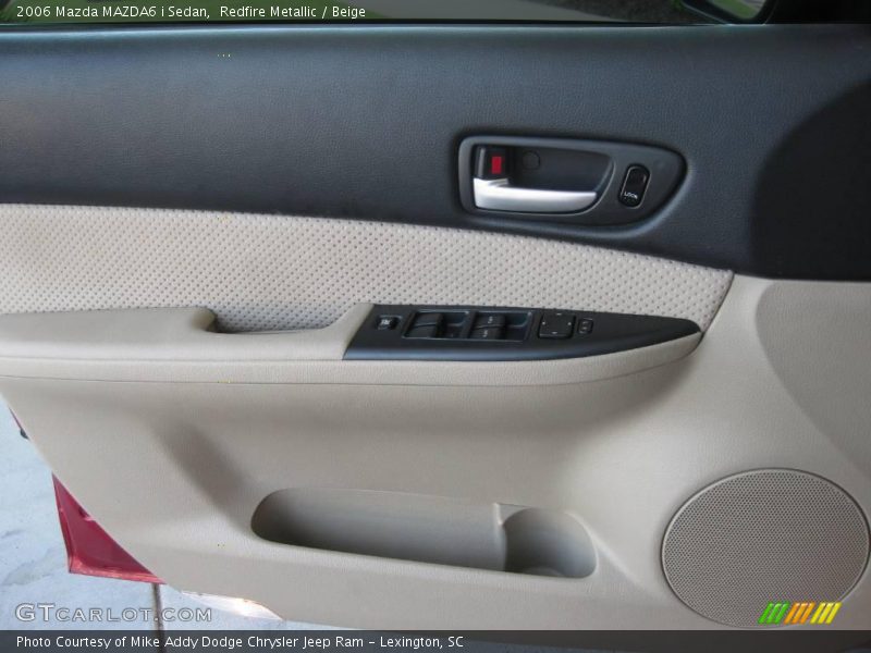 Redfire Metallic / Beige 2006 Mazda MAZDA6 i Sedan