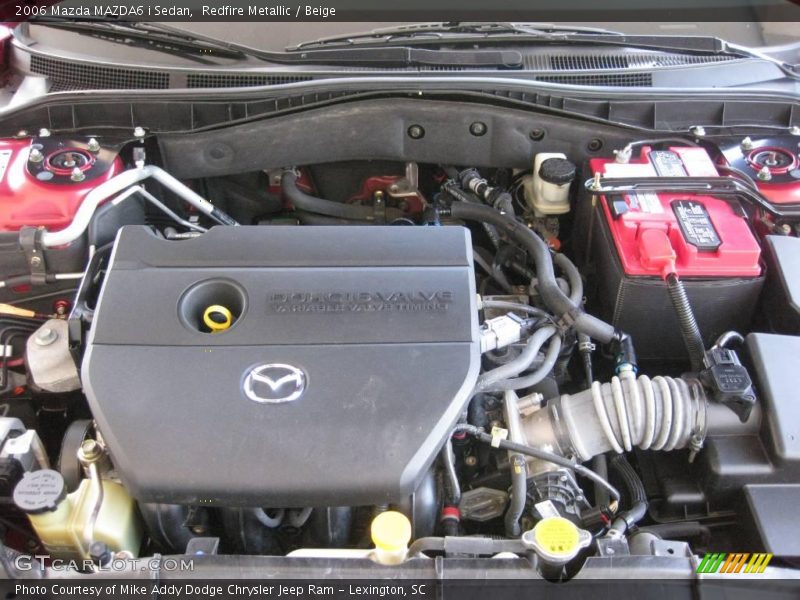 Redfire Metallic / Beige 2006 Mazda MAZDA6 i Sedan