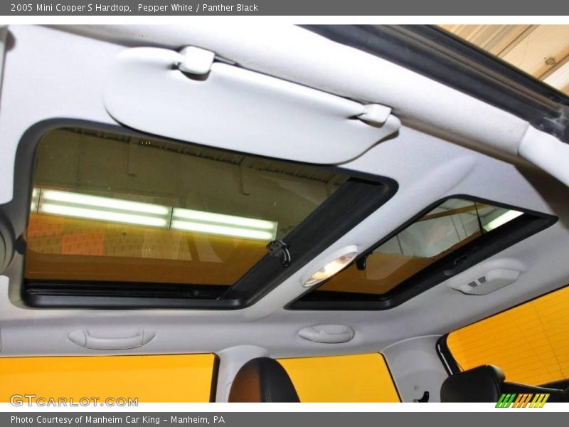 Pepper White / Panther Black 2005 Mini Cooper S Hardtop