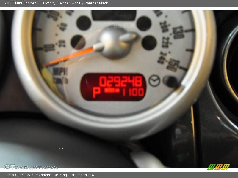 Pepper White / Panther Black 2005 Mini Cooper S Hardtop