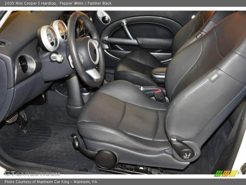 Pepper White / Panther Black 2005 Mini Cooper S Hardtop
