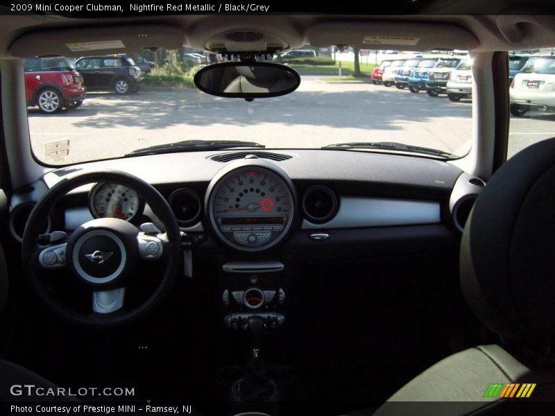 Nightfire Red Metallic / Black/Grey 2009 Mini Cooper Clubman