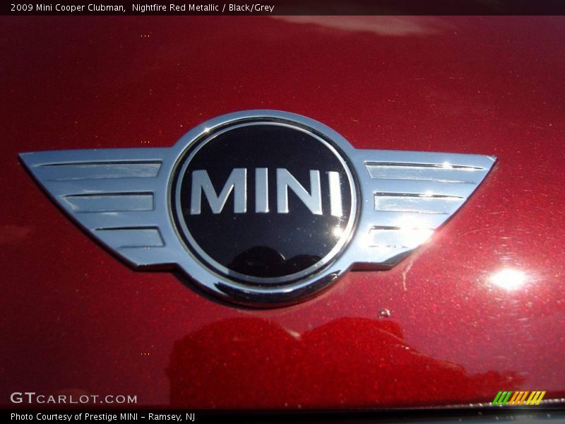 Nightfire Red Metallic / Black/Grey 2009 Mini Cooper Clubman