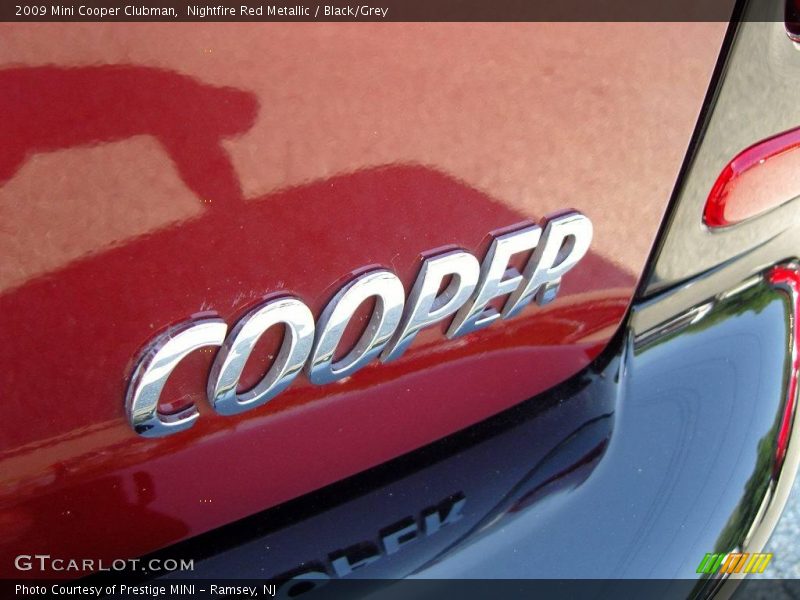 Nightfire Red Metallic / Black/Grey 2009 Mini Cooper Clubman