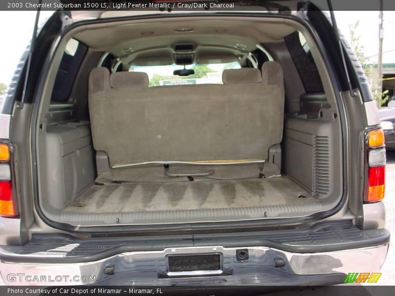 Light Pewter Metallic / Gray/Dark Charcoal 2003 Chevrolet Suburban 1500 LS