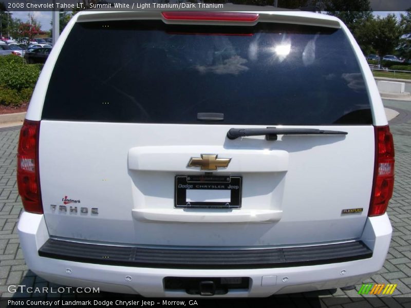 Summit White / Light Titanium/Dark Titanium 2008 Chevrolet Tahoe LT