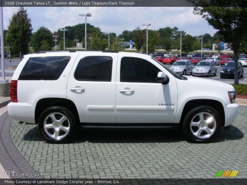 Summit White / Light Titanium/Dark Titanium 2008 Chevrolet Tahoe LT