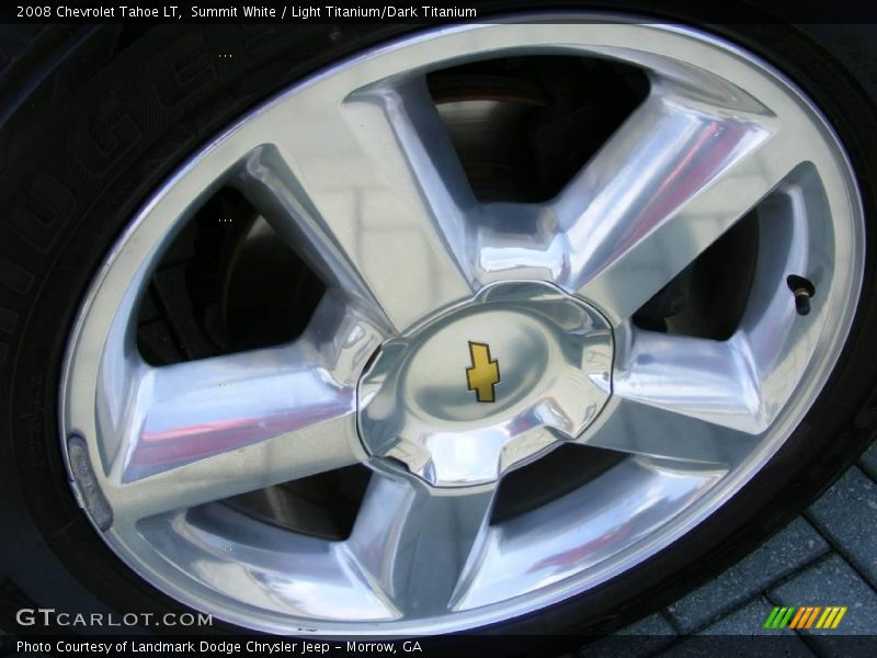 Summit White / Light Titanium/Dark Titanium 2008 Chevrolet Tahoe LT