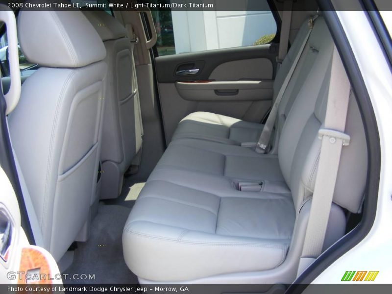 Summit White / Light Titanium/Dark Titanium 2008 Chevrolet Tahoe LT