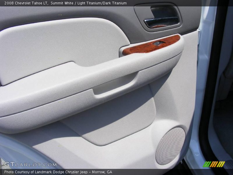Summit White / Light Titanium/Dark Titanium 2008 Chevrolet Tahoe LT