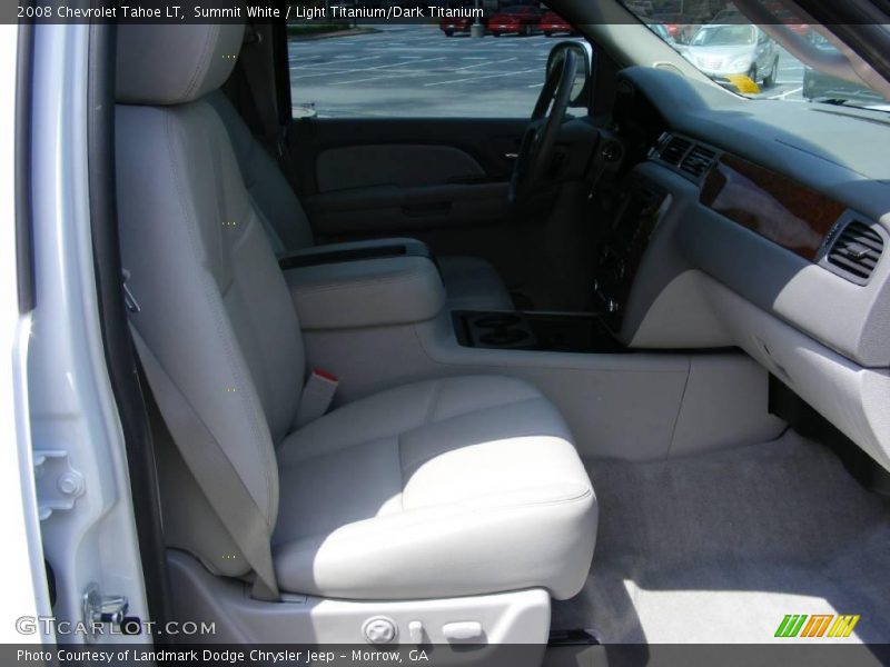 Summit White / Light Titanium/Dark Titanium 2008 Chevrolet Tahoe LT