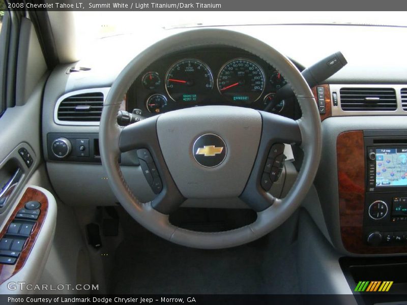 Summit White / Light Titanium/Dark Titanium 2008 Chevrolet Tahoe LT