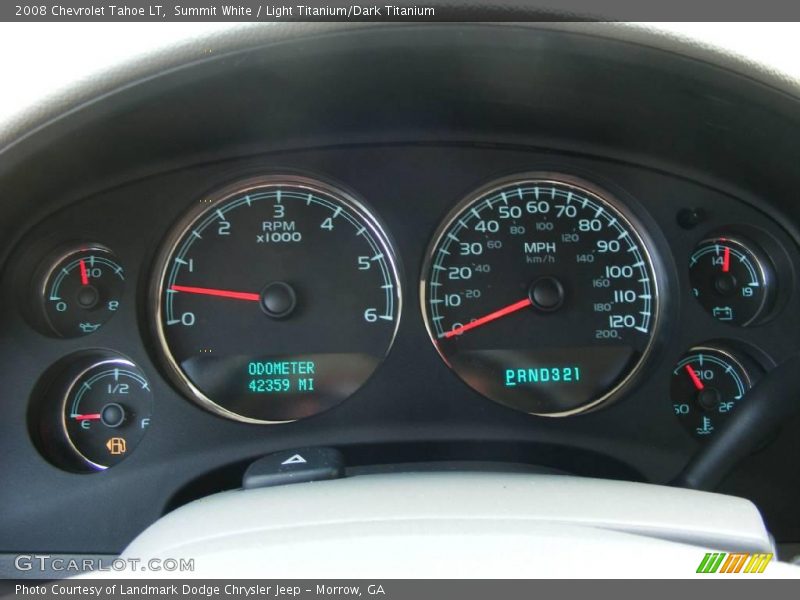 Summit White / Light Titanium/Dark Titanium 2008 Chevrolet Tahoe LT