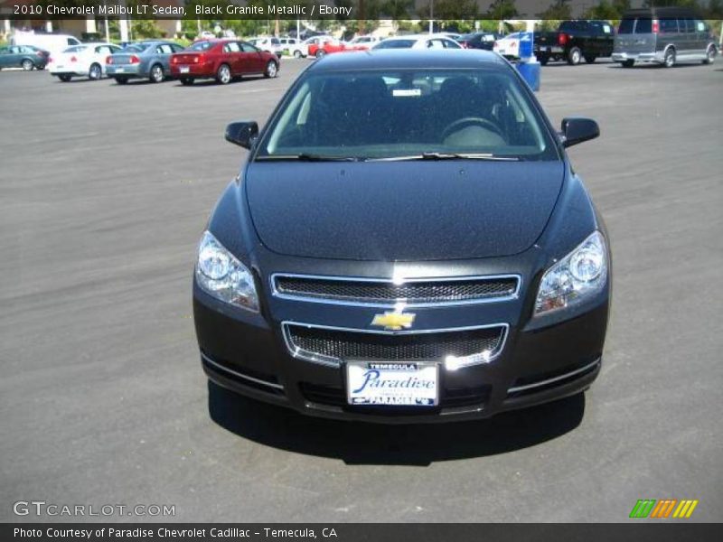 Black Granite Metallic / Ebony 2010 Chevrolet Malibu LT Sedan