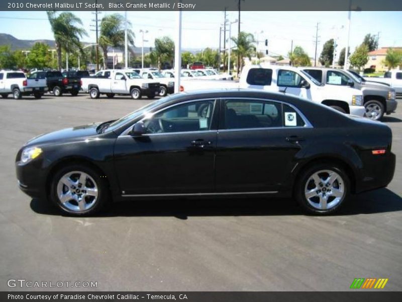 Black Granite Metallic / Ebony 2010 Chevrolet Malibu LT Sedan