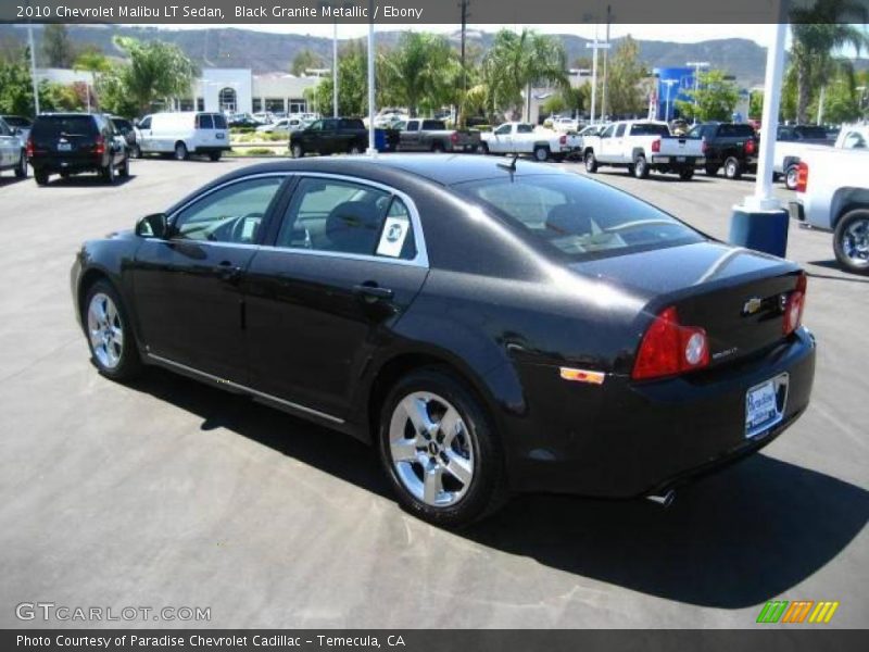 Black Granite Metallic / Ebony 2010 Chevrolet Malibu LT Sedan