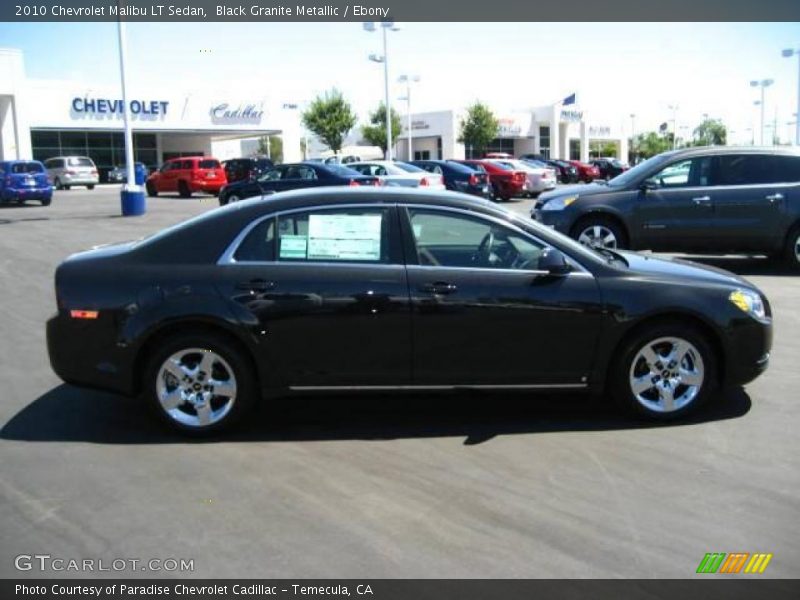 Black Granite Metallic / Ebony 2010 Chevrolet Malibu LT Sedan