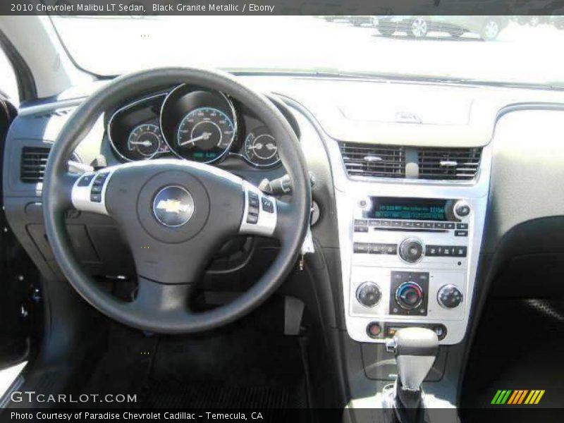 Black Granite Metallic / Ebony 2010 Chevrolet Malibu LT Sedan