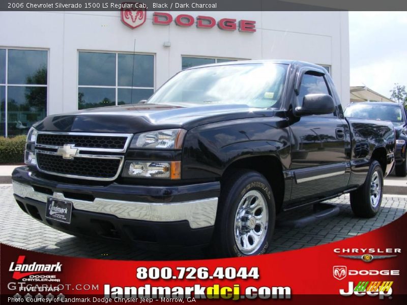 Black / Dark Charcoal 2006 Chevrolet Silverado 1500 LS Regular Cab