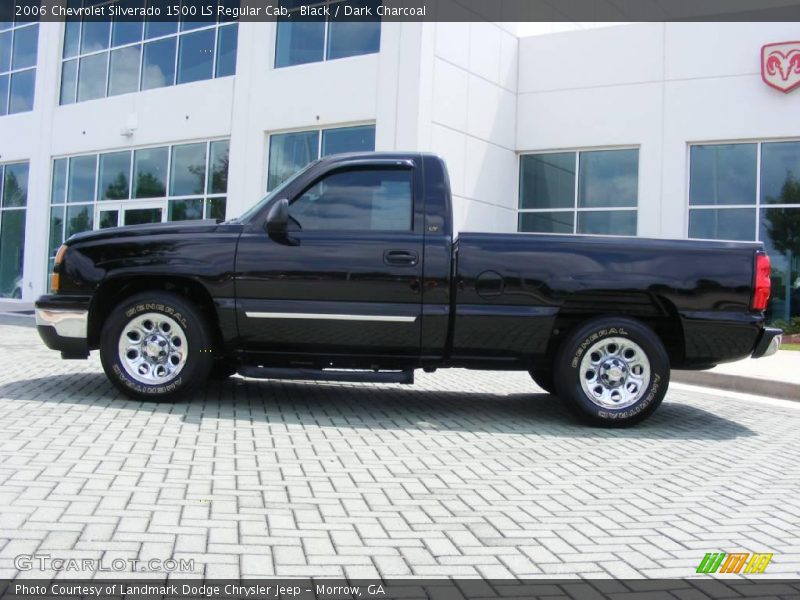 Black / Dark Charcoal 2006 Chevrolet Silverado 1500 LS Regular Cab