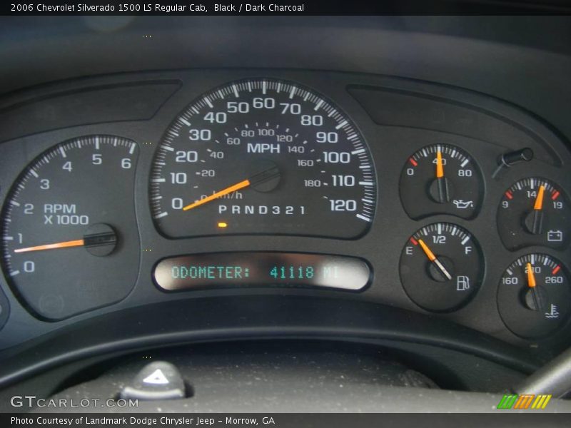 Black / Dark Charcoal 2006 Chevrolet Silverado 1500 LS Regular Cab