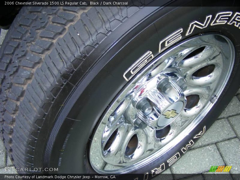 Black / Dark Charcoal 2006 Chevrolet Silverado 1500 LS Regular Cab