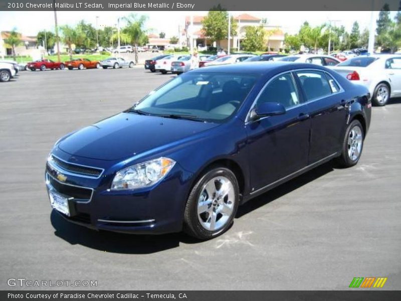 Imperial Blue Metallic / Ebony 2010 Chevrolet Malibu LT Sedan