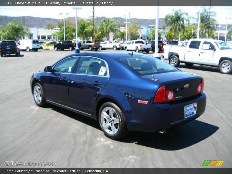 Imperial Blue Metallic / Ebony 2010 Chevrolet Malibu LT Sedan