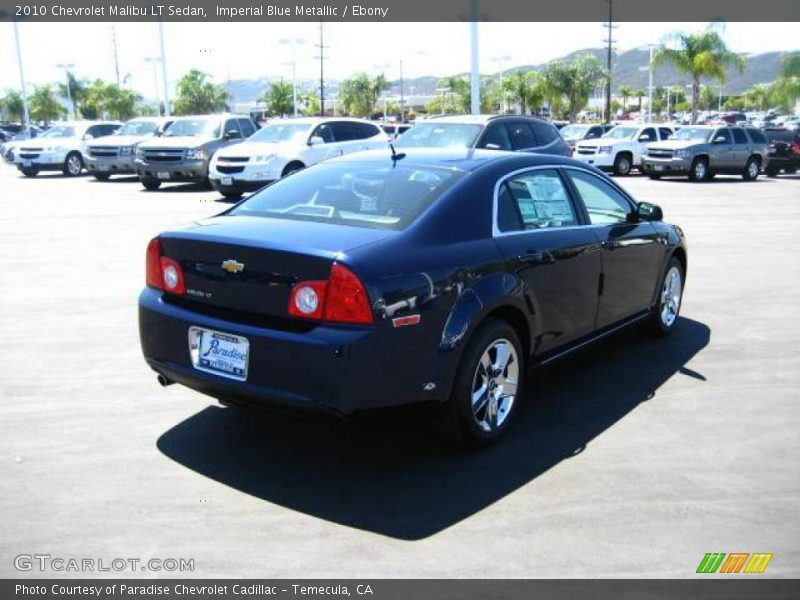 Imperial Blue Metallic / Ebony 2010 Chevrolet Malibu LT Sedan