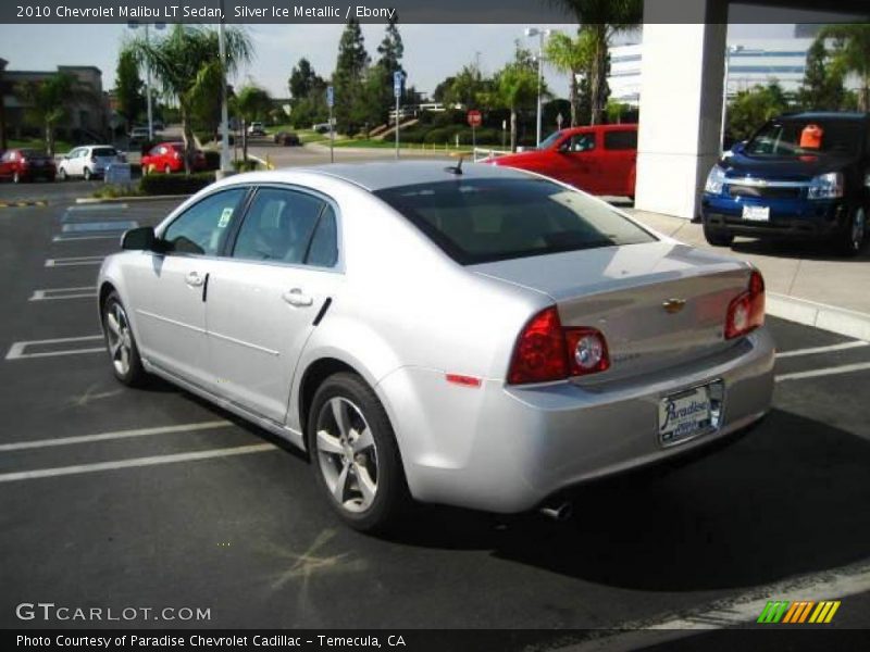 Silver Ice Metallic / Ebony 2010 Chevrolet Malibu LT Sedan