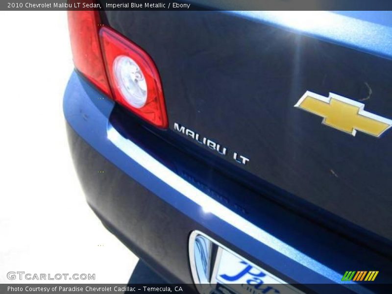 Imperial Blue Metallic / Ebony 2010 Chevrolet Malibu LT Sedan