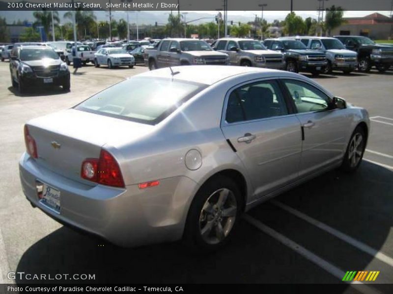 Silver Ice Metallic / Ebony 2010 Chevrolet Malibu LT Sedan