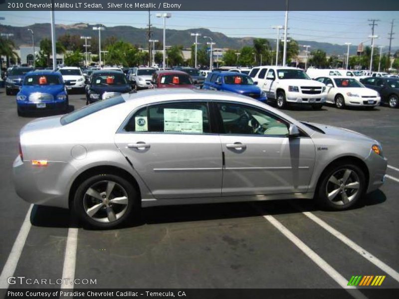 Silver Ice Metallic / Ebony 2010 Chevrolet Malibu LT Sedan