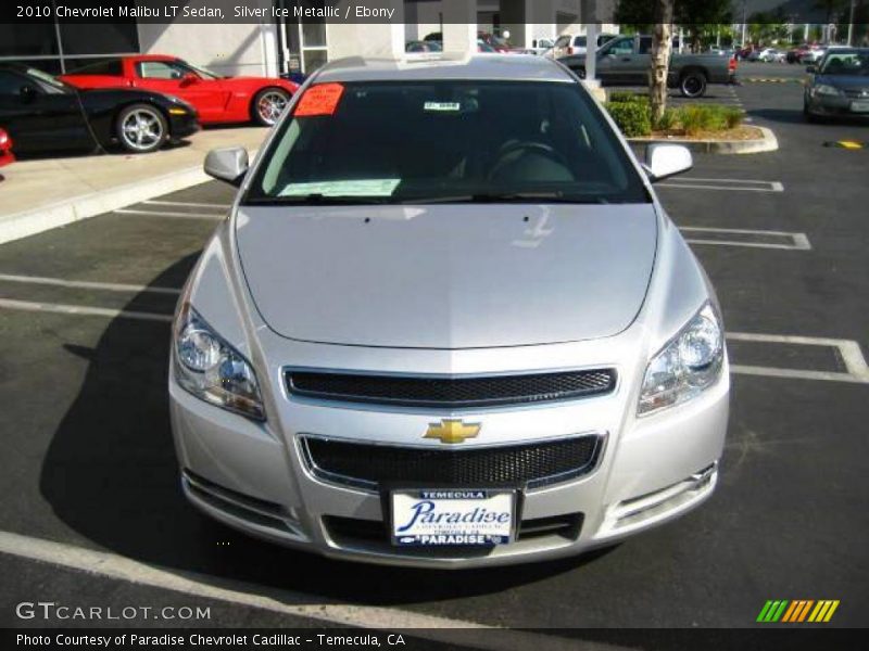 Silver Ice Metallic / Ebony 2010 Chevrolet Malibu LT Sedan