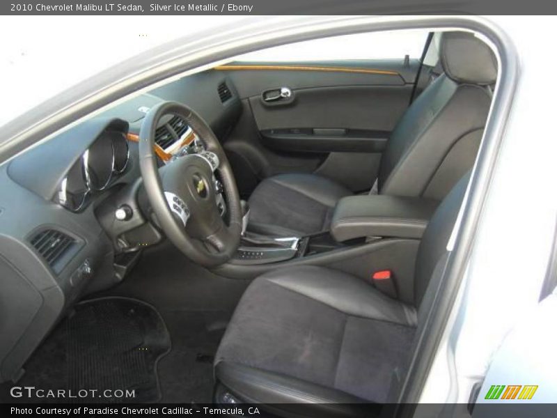 Silver Ice Metallic / Ebony 2010 Chevrolet Malibu LT Sedan