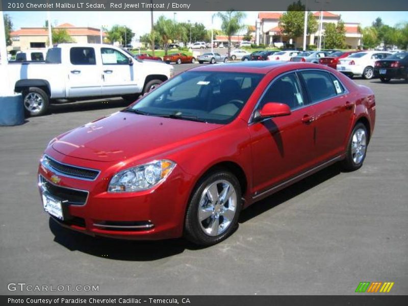 Red Jewel Tintcoat / Ebony 2010 Chevrolet Malibu LT Sedan